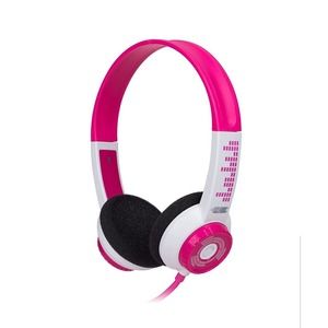 FSL Protec Kids Headphones with Adjustable Volume Limiting (Pink)